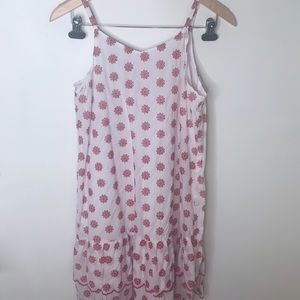 NWOT gb girls Printed Red & White Dress Size XL